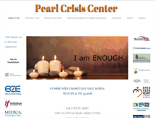 Tablet Screenshot of pearlcrisiscenter.com